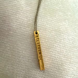 Alisa Michelle long believer, justice seeker, dreamer, lover necklace.